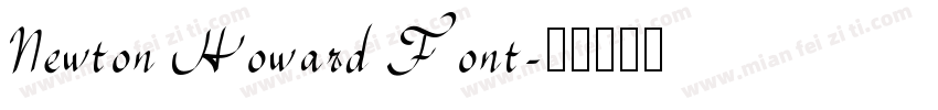 Newton Howard Font字体转换